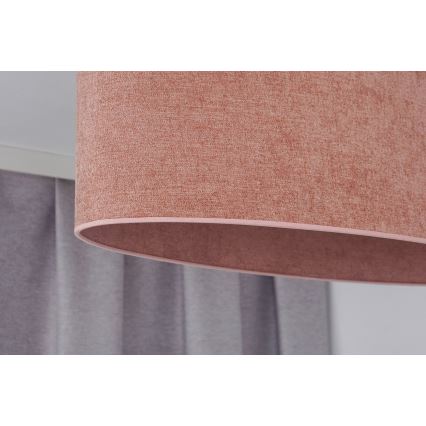 Duolla - Luster na sajli OVAL 2xE27/15W/230V ružičasti