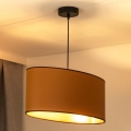 Duolla - Luster na sajli OVAL VEGAN 1xE27/15W/230V braon
