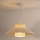 Duolla - Luster na sajli RIO RATTAN 1xE27/15W/230V prečnik 45 cm bež/ratan