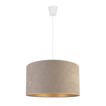Duolla - Luster na sajli ROLLER 1xE27/40W/230V preč. 40 cm siva
