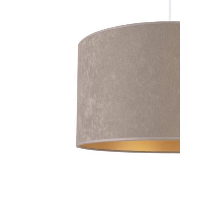Duolla - Luster na sajli ROLLER 1xE27/40W/230V preč. 40 cm siva