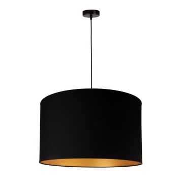 Duolla - Luster na sajli ROLLER 1xE27/40W/230V prečnik 45 cm crni