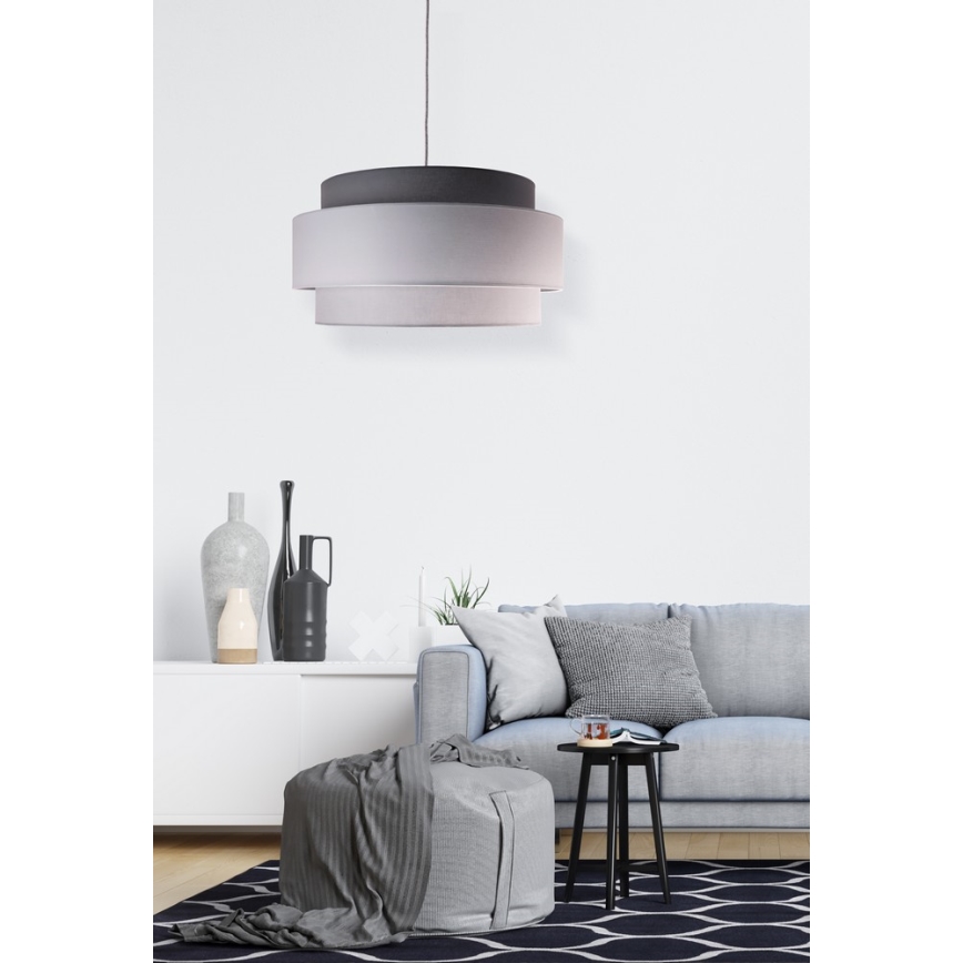 Duolla - Luster na sajli SPACE 1xE27/40W/230V, prečnik 50 cm