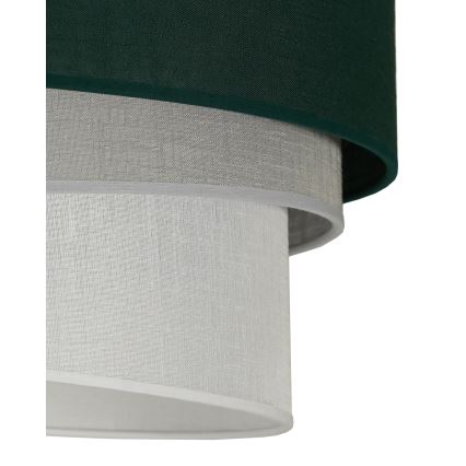 Duolla - Luster na sajli TRIO 1xE27/15W/230V, prečnik 45 cm, zelena/siva/bela
