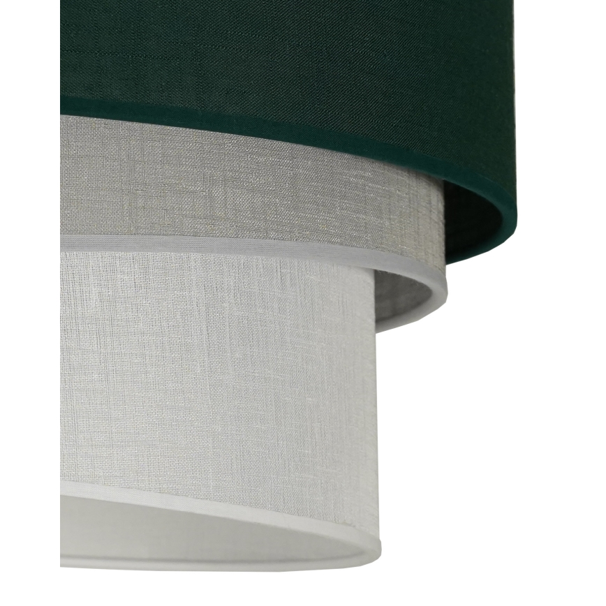 Duolla - Luster na sajli TRIO 1xE27/15W/230V, prečnik 45 cm, zelena/siva/bela