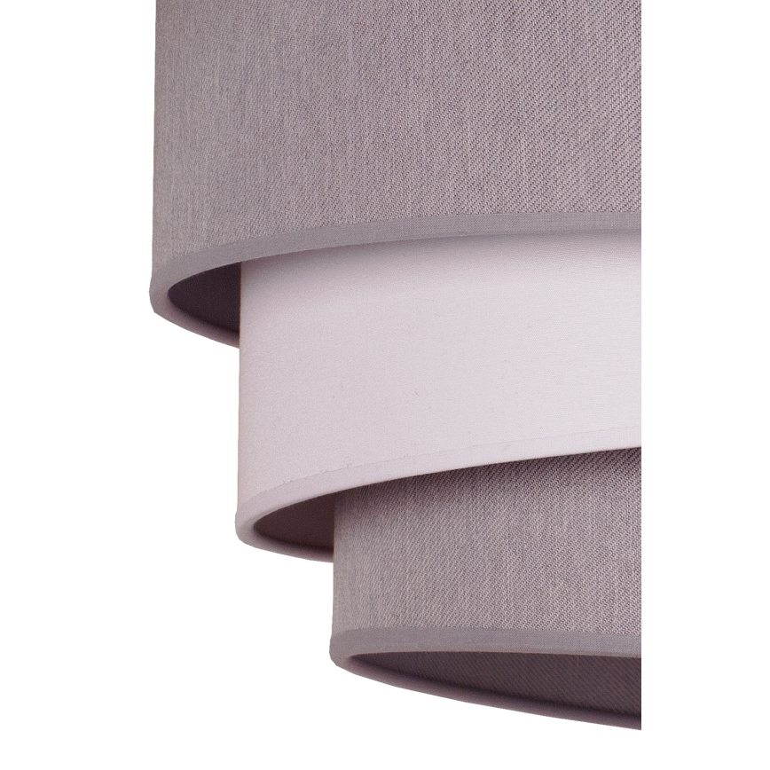Duolla - Luster na sajli TRIO 1xE27/40W/230V prečnik 45 cm siva/bela