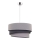 Duolla - Luster na sajli TRIO 1xE27/40W/230V prečnik 45 cm siva/crna
