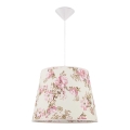 Duolla - Luster na sajli VIOLIN 1xE27/40W/230V, prečnik 38 cm, ružičasta