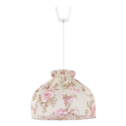 Duolla - Luster na sajli VIOLIN 1xE27/40W/230V prečnika 38 cm roze