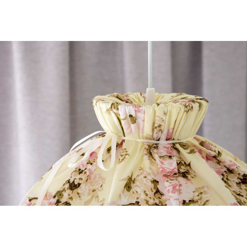 Duolla - Luster na sajli VIOLIN 1xE27/40W/230V prečnika 38 cm roze