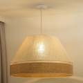 Duolla - Luster na sajli YUTE AVIGNON 1xE27/15W/230V prečnik 60 cm krem/bež