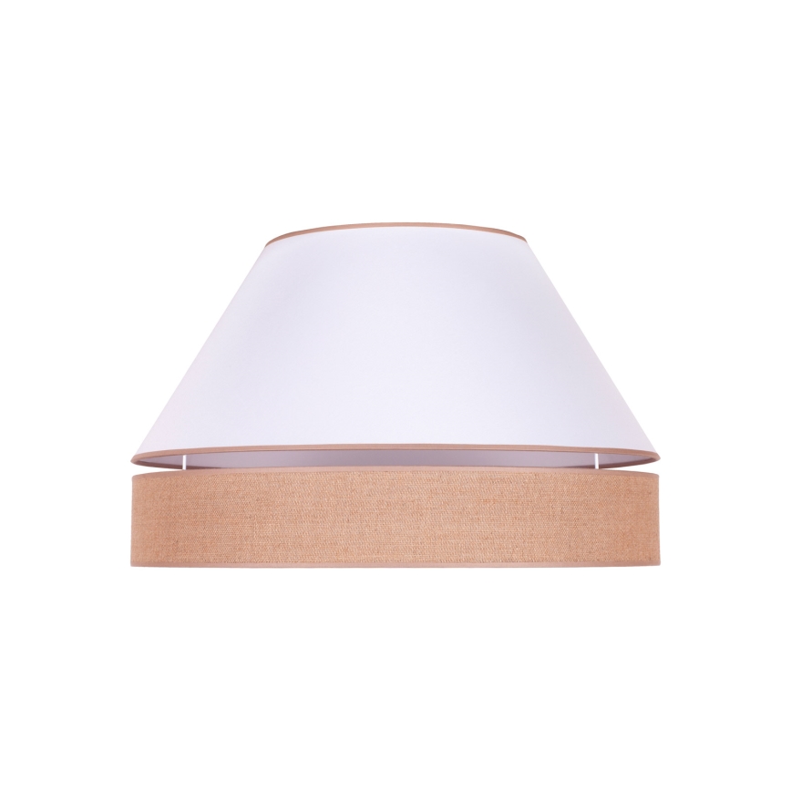 Duolla - Plafonska lampa AVIGNON 3xE27/15W/230V Ø 60 cm bela/smeđa