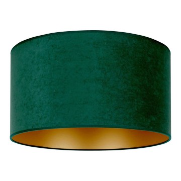 Duolla - Plafonska lampa ROLLER 1xE27/15W/230V prečnik 40 cm tamno zelena/zlatna