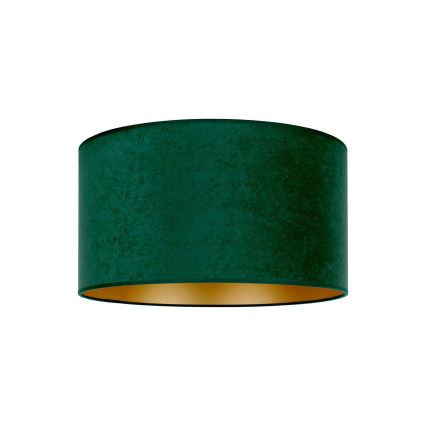 Duolla - Plafonska lampa ROLLER 1xE27/15W/230V prečnik 40 cm tamno zelena/zlatna