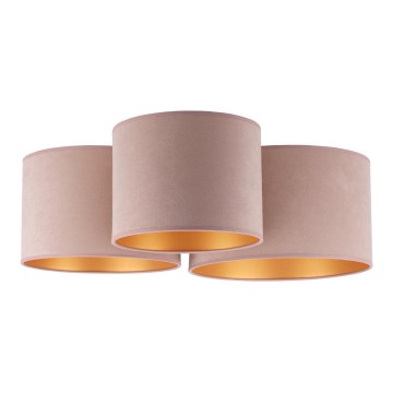 Duolla - Plafonska svetiljka ROLLER TRIO 3xE27/60W/230V braon