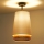 Duolla - plafonski luster BELL SHINY 1xE27/15W/230V prečnik 25 cm bela/bakarna