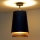 Duolla - Plafonski luster BELL SHINY 1xE27/15W/230V prečnik 25 cm plava/bakrena