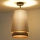 Duolla - Plafonski luster BELL SHINY 1xE27/15W/230V prečnik 25 cm srebrna/crna