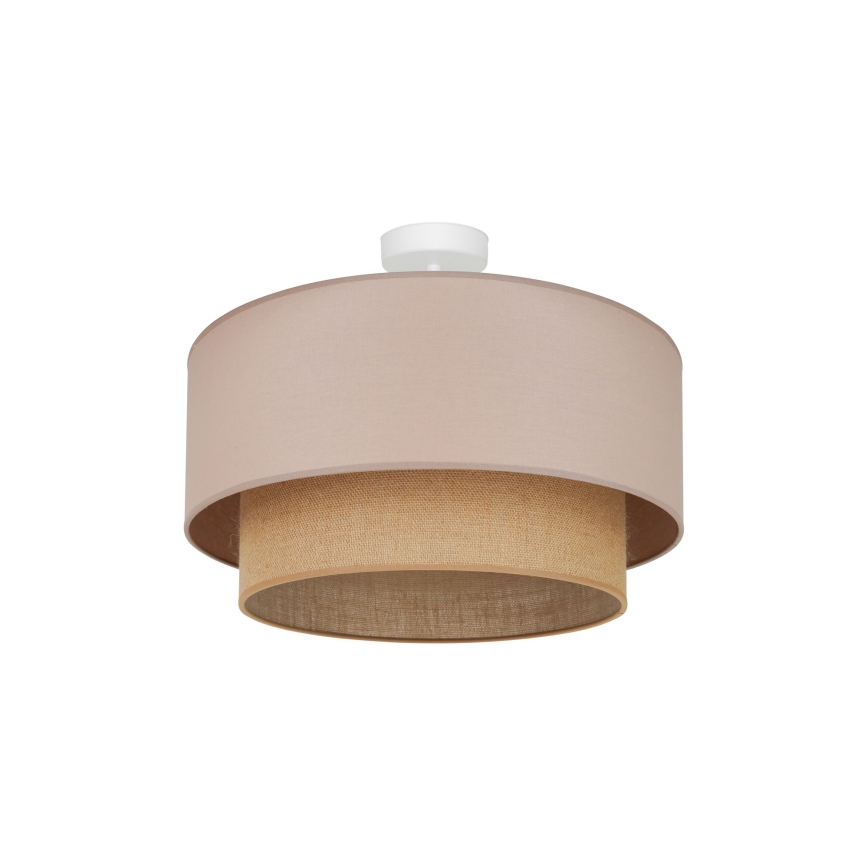 Duolla - Plafonski luster BOHO 1xE27/15W/230V pr. 45 cm bež/braon