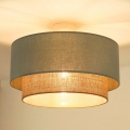Duolla - Plafonski luster BOHO 1xE27/15W/230V prečnik 45 cm zelena/smeđa