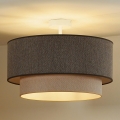 Duolla - Plafonski luster BOHO ECO RECYCLING 1xE27/15W/230V Ø 45 cm braon/krem