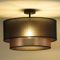 Duolla - Plafonski luster COPPER SHINY 1xE27/15W/230V prečnik 45 cm braon/mesingana