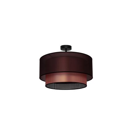Duolla - Plafonski luster COPPER SHINY 1xE27/15W/230V prečnik 45 cm braon/mesingana