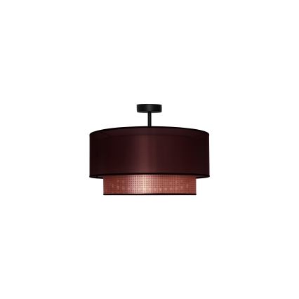 Duolla - Plafonski luster COPPER SHINY 1xE27/15W/230V prečnik 45 cm braon/mesingana