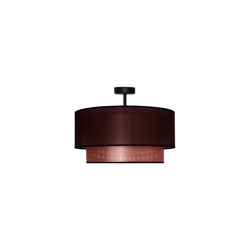 Duolla - Plafonski luster COPPER SHINY 1xE27/15W/230V prečnik 45 cm braon/mesingana