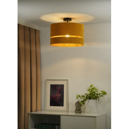 Duolla - Plafonski luster DOUBLE 1xE27/15W/230V Ø 40 cm narandžast