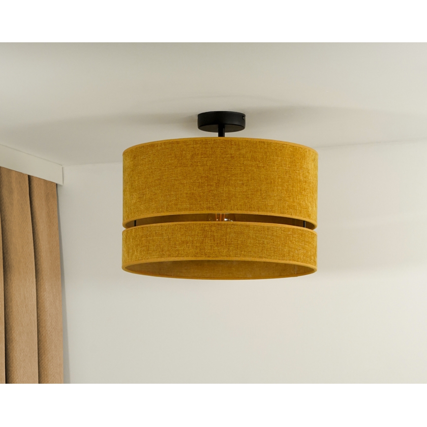 Duolla - Plafonski luster DOUBLE 1xE27/15W/230V Ø 40 cm narandžast