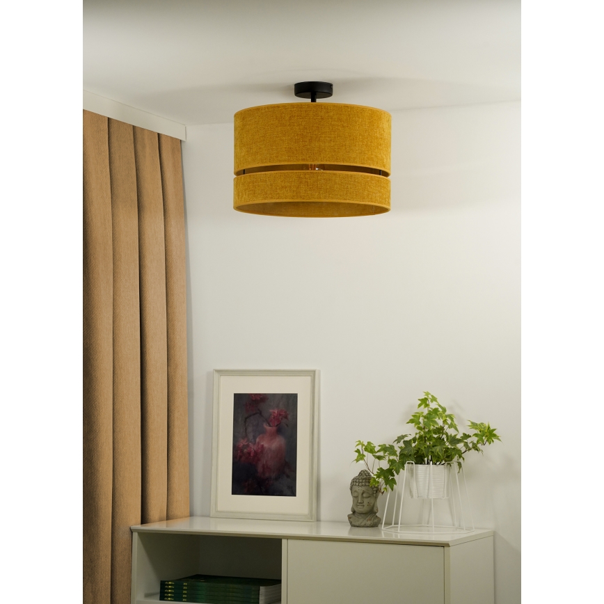 Duolla - Plafonski luster DOUBLE 1xE27/15W/230V Ø 40 cm narandžast