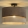 Duolla - Plafonski luster DOUBLE za površinsku montažu 1xE27/15W/230V pr. 40 cm braon/siva