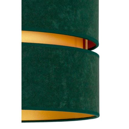 Duolla - Plafonski luster DUO 1xE27/15W/230V, prečnik 40 cm, zelena/zlatna