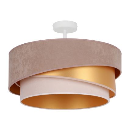 Duolla - Plafonski luster KOBO 1xE27/15W/230V prečnik 45 cm bež/zlatna/krem