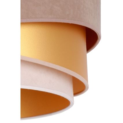 Duolla - Plafonski luster KOBO 1xE27/15W/230V prečnik 45 cm bež/zlatna/krem