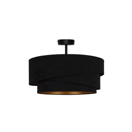 Duolla - Plafonski luster KOBO 1xE27/15W/230V prečnik 45 cm crna