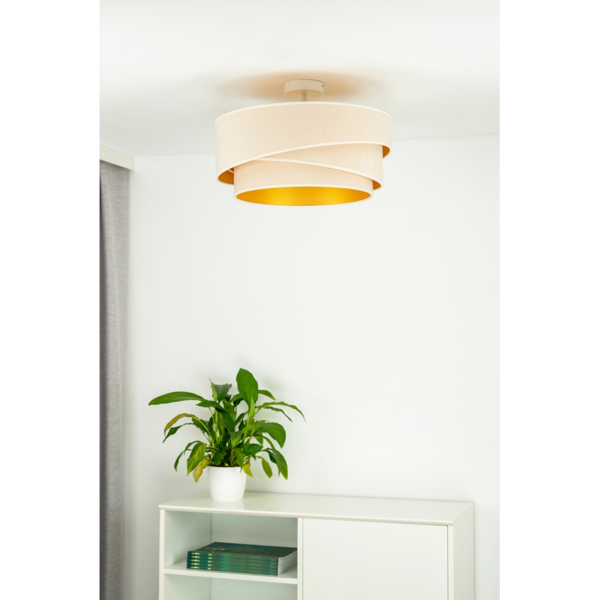 Duolla - Plafonski luster KOBO 1xE27/15W/230V prečnik 45 cm krem