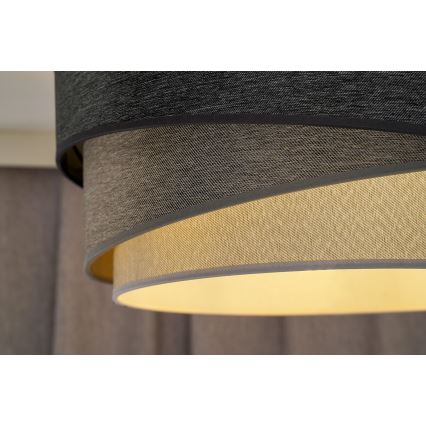 Duolla - Plafonski luster KOBO 1xE27/15W/230V prečnik 45 cm siva/bela