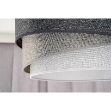 Duolla - Plafonski luster KOBO 1xE27/15W/230V prečnik 45 cm siva/bela