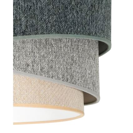 Duolla - Plafonski luster KOBO ECO RECYCLING 1xE27/15W/230V prečnik 45 cm zelena/siva/krem