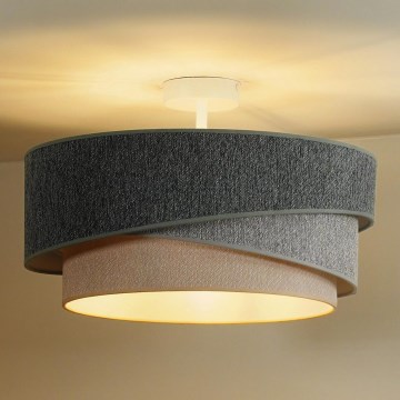 Duolla - Plafonski luster KOBO ECO RECYCLING 1xE27/15W/230V prečnik 45 cm zelena/siva/krem