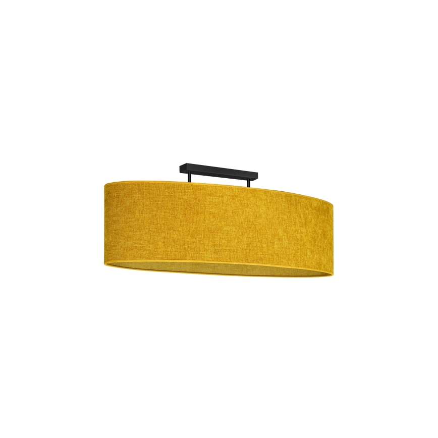 Duolla - Plafonski luster OVAL 2xE27/15W/230V braon