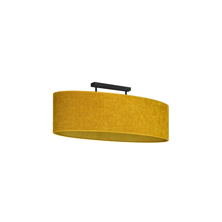 Duolla - Plafonski luster OVAL 2xE27/15W/230V braon