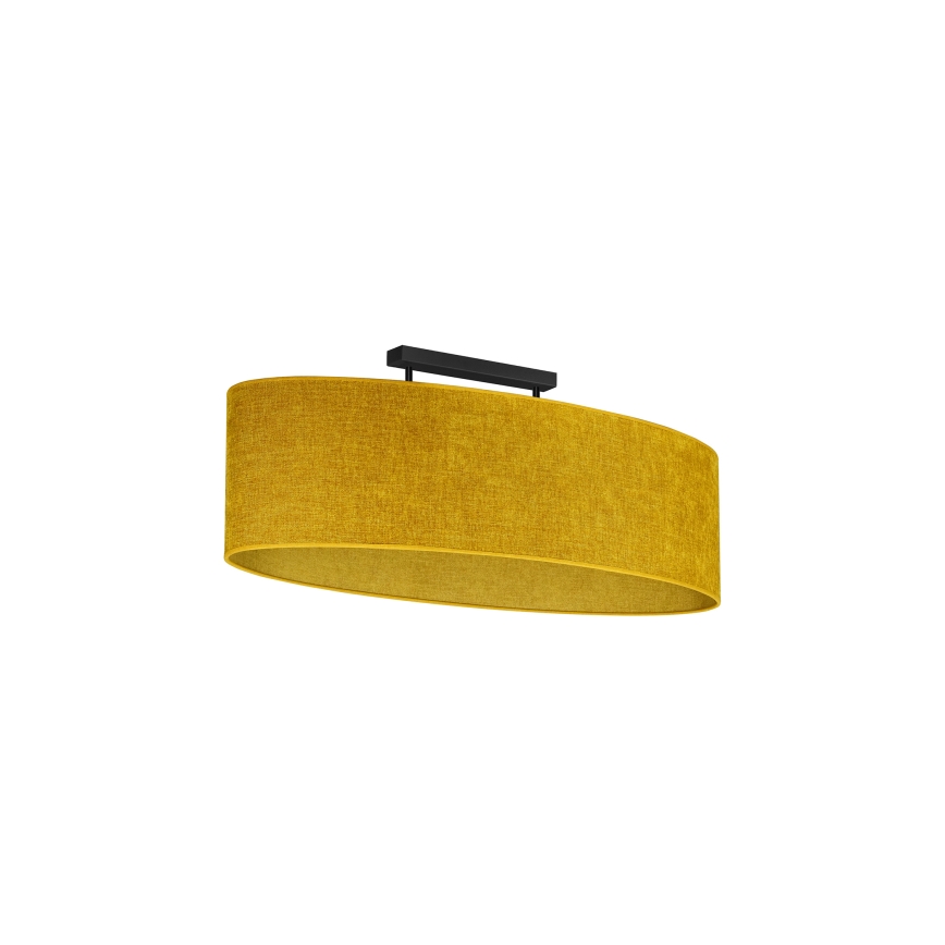 Duolla - Plafonski luster OVAL 2xE27/15W/230V braon
