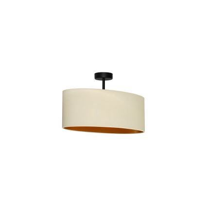 Duolla - plafonski luster OVAL VEGAN 1xE27/15W/230V krem