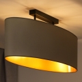Duolla - Plafonski luster OVAL VEGAN 2xE27/15W/230V bež