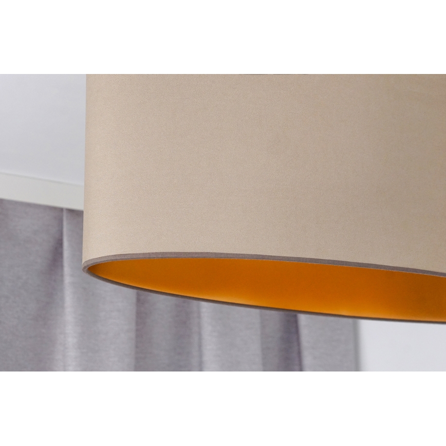 Duolla - Plafonski luster OVAL VEGAN 2xE27/15W/230V bež