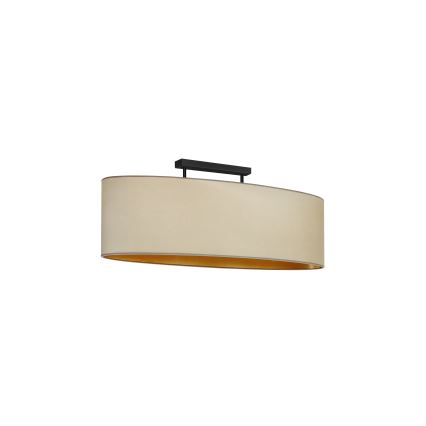 Duolla - Plafonski luster OVAL VEGAN 2xE27/15W/230V bež
