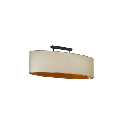 Duolla - Plafonski luster OVAL VEGAN 2xE27/15W/230V bež